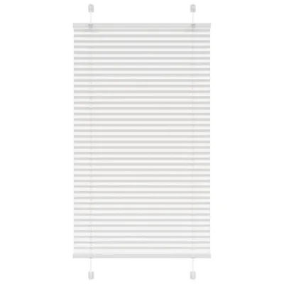 Plisseeritud ruloo valge 80x150 cm kanga laius 79