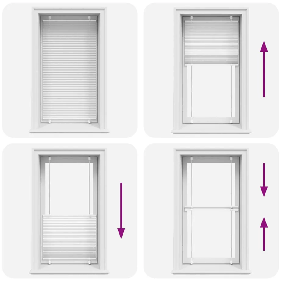 Plisseeritud ruloo valge 80×150 cm kanga laius 79,4 cm – 7