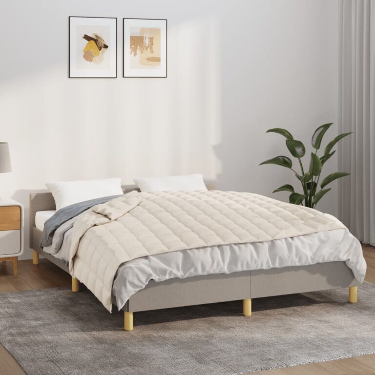 Raskustekk kreemjas 122x183 cm 9 kg kangas