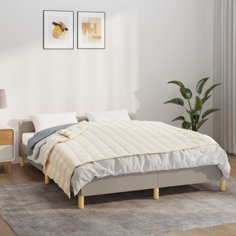 Raskustekk kreemjas 152x203 cm 11 kg kangas