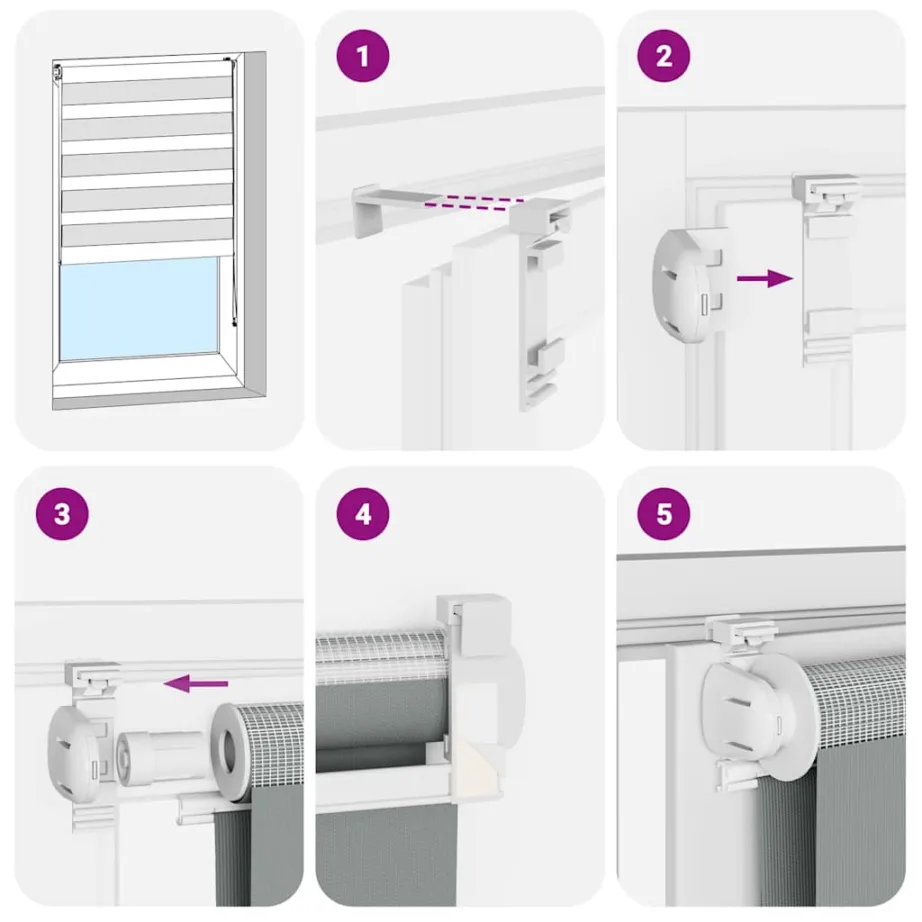 Triibuline ruloo 50×100 cm kanga laius 45,9 cm polüester – 6