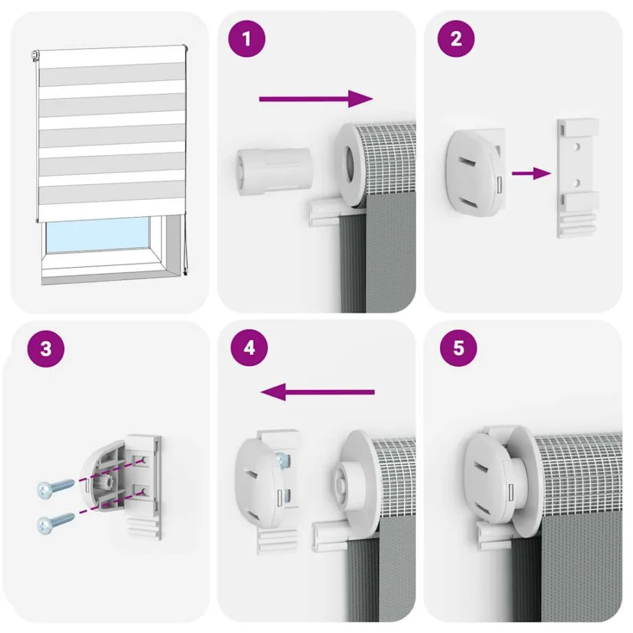 Triibuline ruloo 60×230 cm kanga laius 55,9 cm polüester – 7