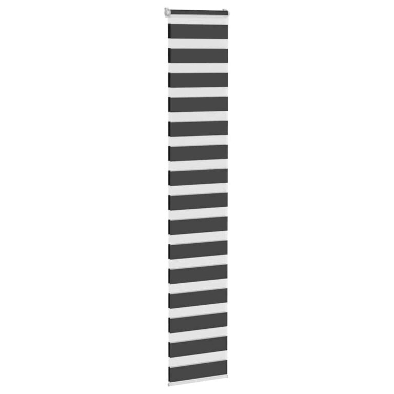 Triibuline ruloo must 45x200 cm kanga laius 40