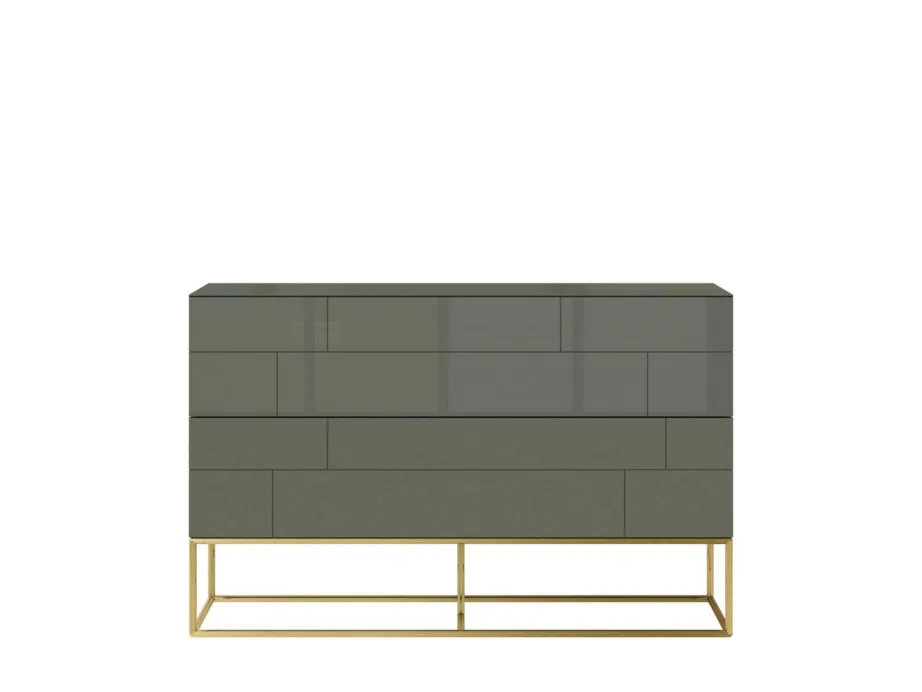 Tsemendiroheline kummut Rose Hill RH02, kõrgläikega MDF – 2