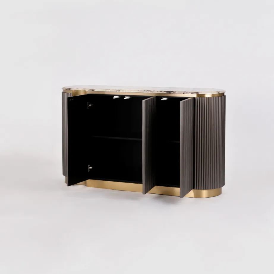 Tume grafiit Stilig ST917 kummut, metallist – 2