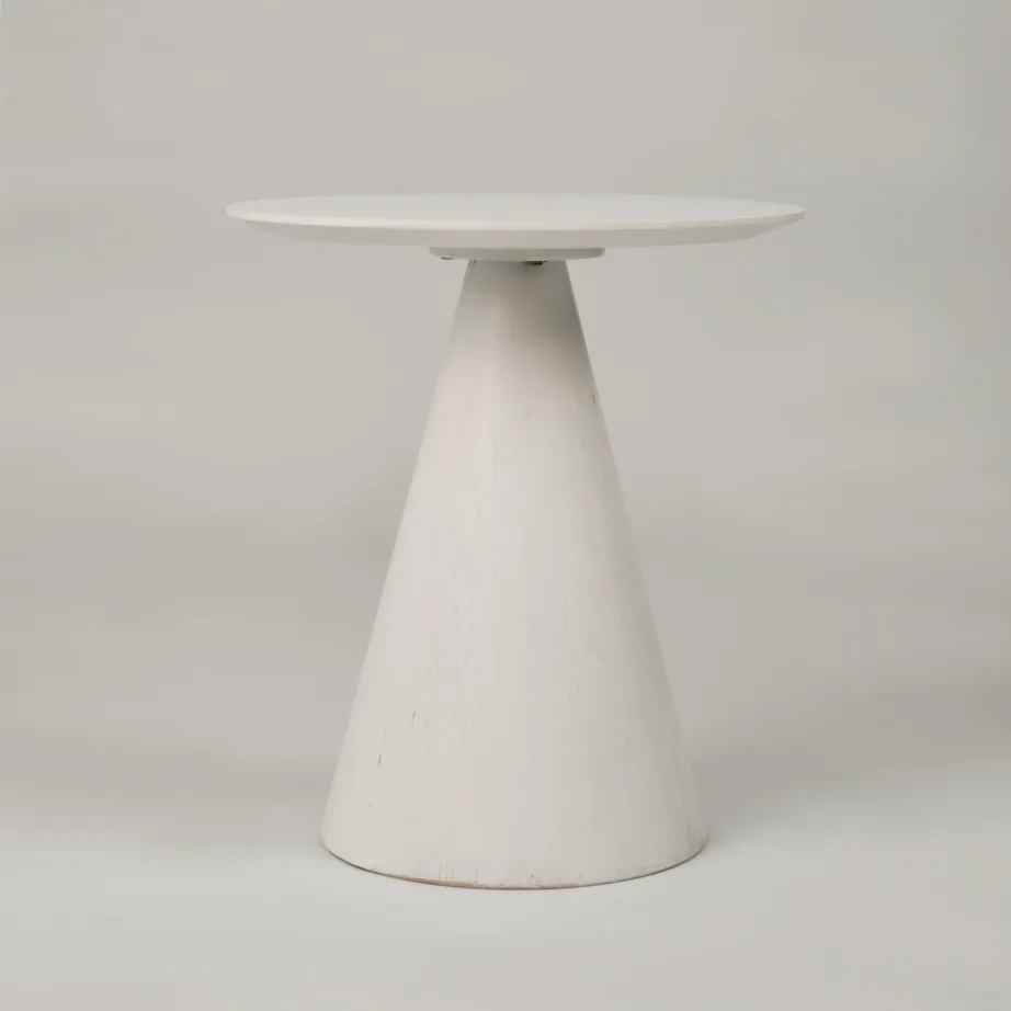 Valge aktsentlaud Florence FL01W, lehtpuu puidust – 2