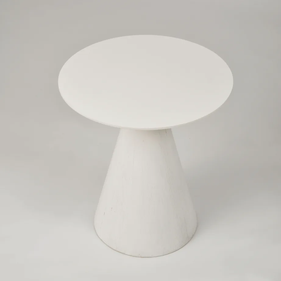 Valge aktsentlaud Florence FL01W, lehtpuu puidust – 5