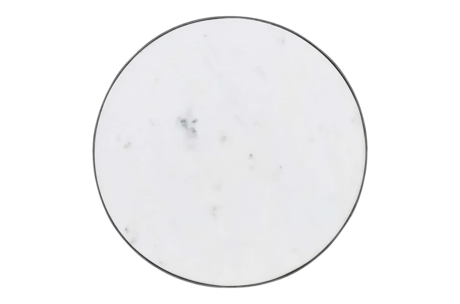 Valge Leith LET73G pöördtool Avola AV2220-7 aktsentlaud, ehtsast valgest marmorist, metallist. – 16