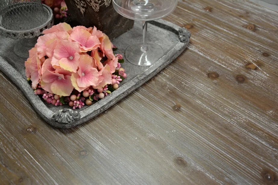 Valge söögilaud Rimini RIW026, Paulownia puidust – 2