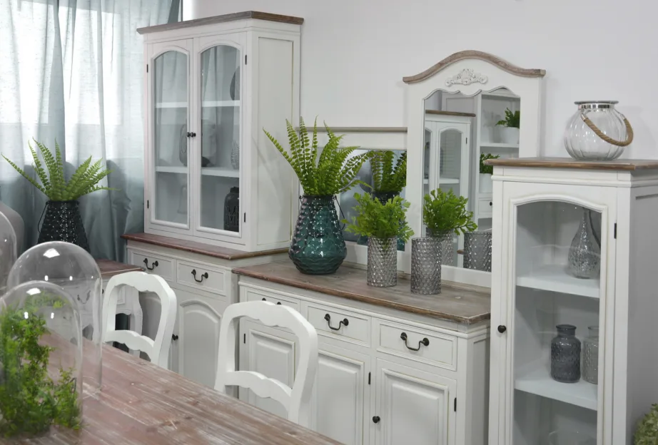 Valge söögilaud Rimini RIW026, Paulownia puidust – 3