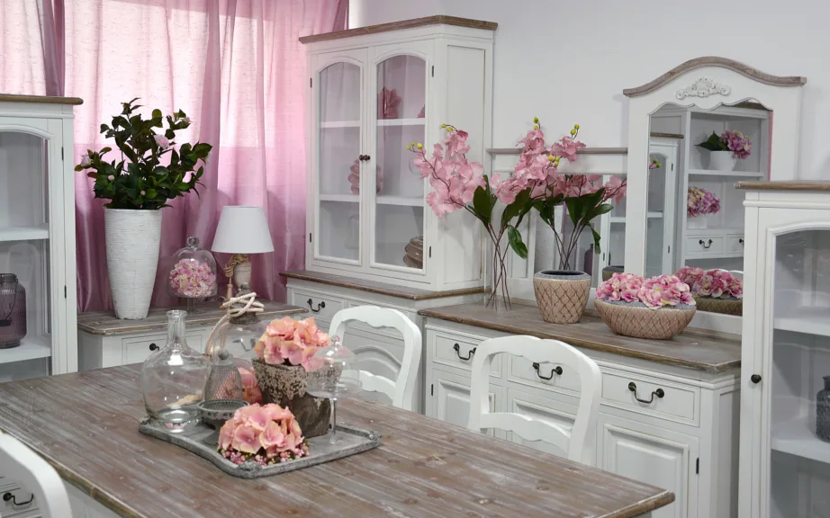 Valge söögilaud Rimini RIW026, Paulownia puidust – 5