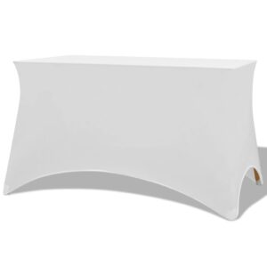 Venivad lauakatted 2 tk 183 x 76 x 74 cm valge