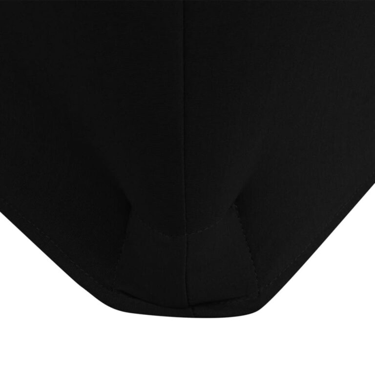 Venivad lauakatted 2 tk 243 x 76 x 74 cm must
