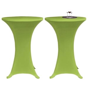 Venivad lauakatted 2 tk 70 cm roheline