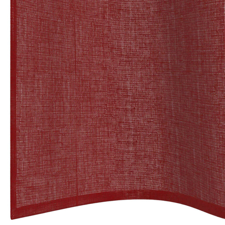 Voile kardinad koos rõngastega 2 tk Wine Red