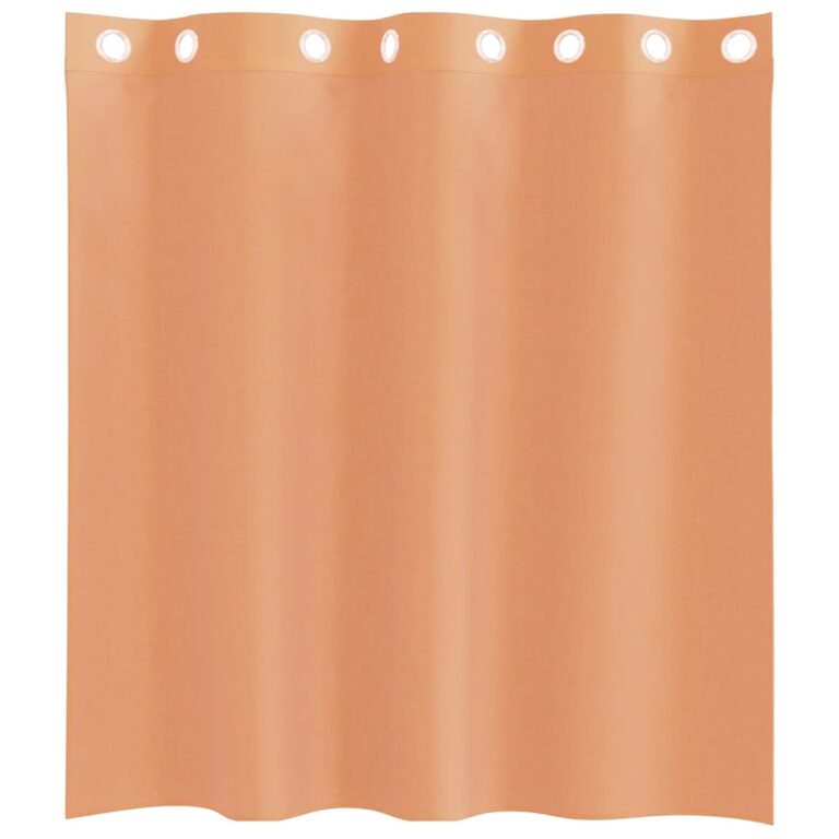 Voile kardinad rõngastega 2 tk Terrakota