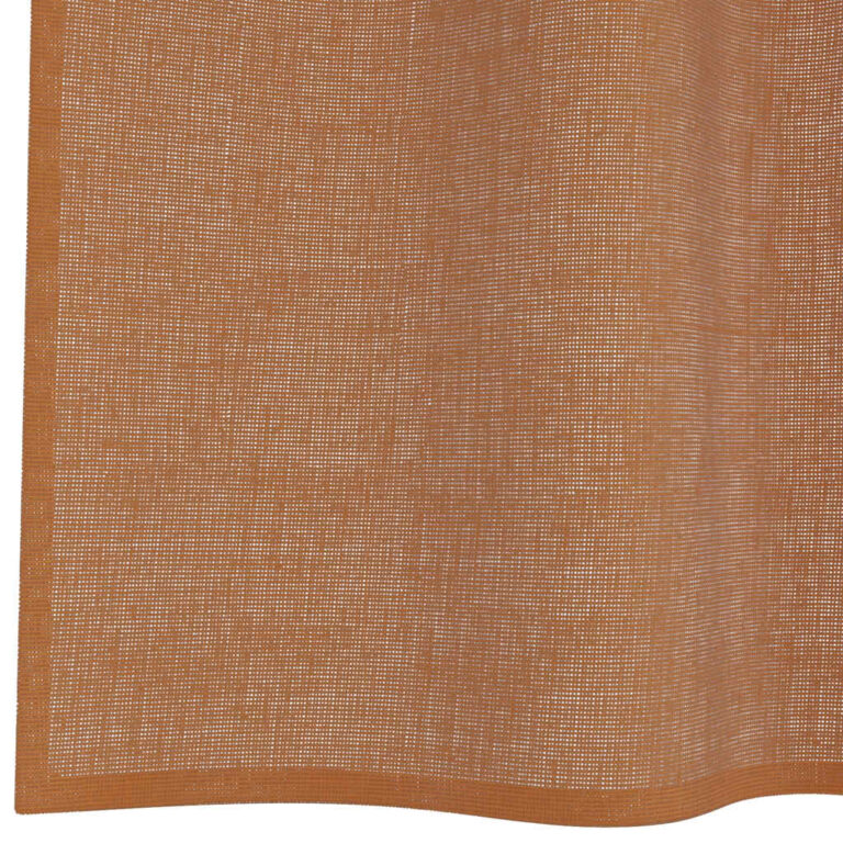 Voile kardinad rõngastega 2 tk Terrakota