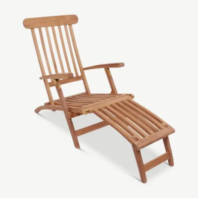 Adam tiigipuust lamamistool ajatu disaini ja naturaalse viimistlusega. Elegantne ja vastupidav aiatool sobib ideaalselt terrassile, aeda või basseini äärde.