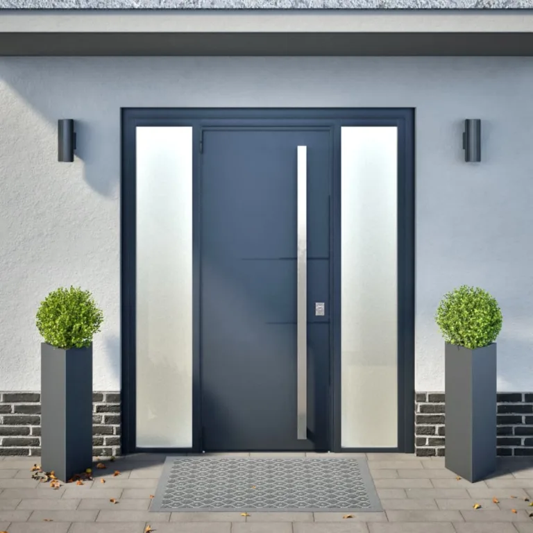 Aia taimekastid 2 tk antratsiithall kolmnurk 30x26x75 cm teras