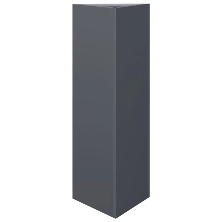 Aia taimekastid 2 tk antratsiithall kolmnurk 30x26x75 cm teras