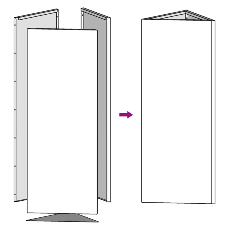 Aia taimekastid 2 tk antratsiithall kolmnurk 30x26x75 cm teras