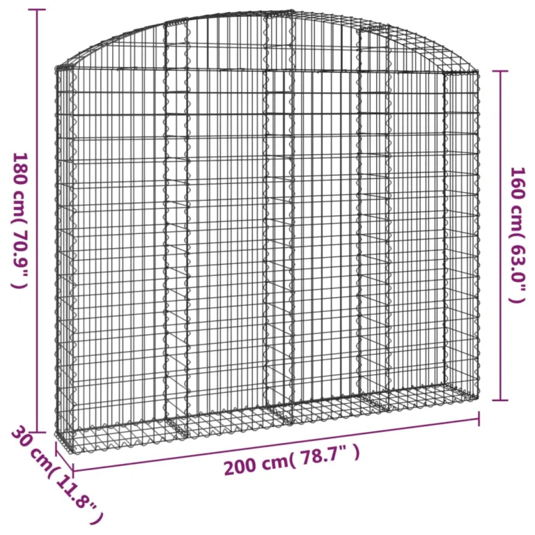 200x30x160/180 cm