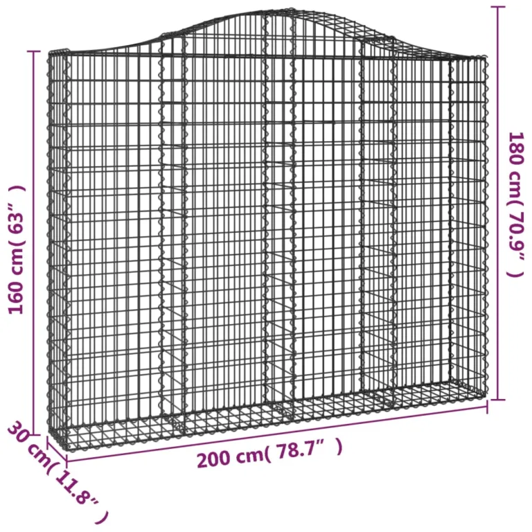 200x30x160/180 cm