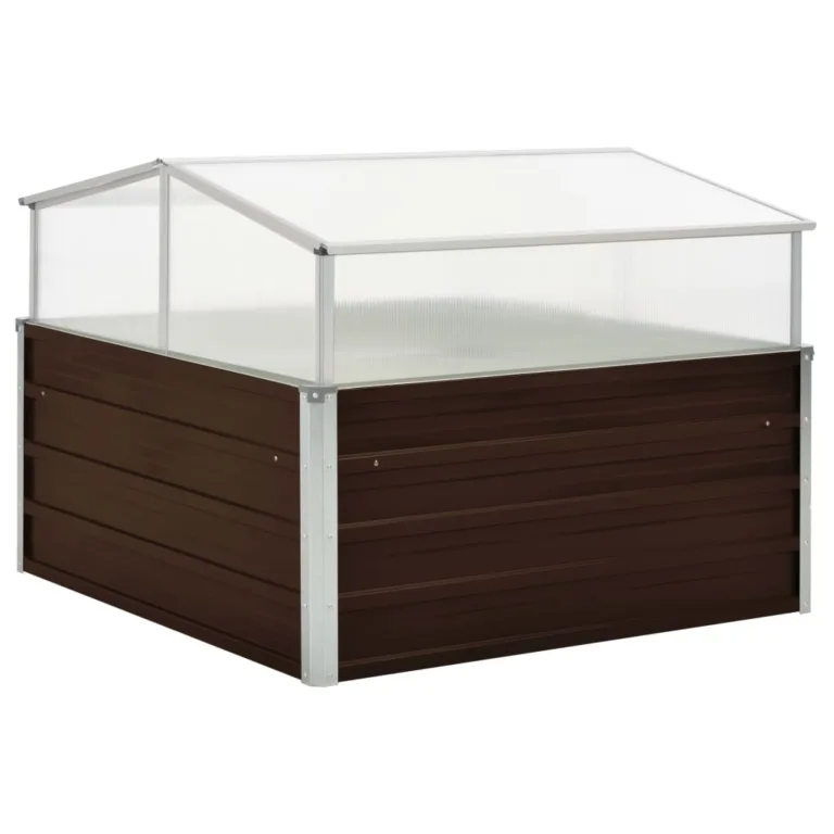 Kasvuhoone pruun 100 x 100 x 85 cm