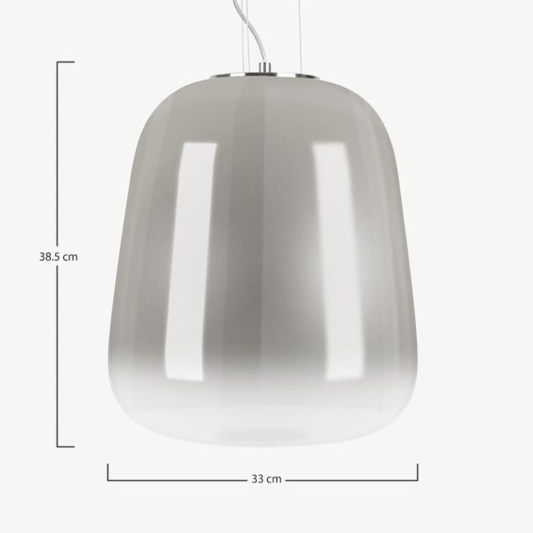 Koonusekujuline rippvalgusti suitsukroom klaasist varjundiga, minimalistliku ja elegantse disainiga. Sobib ideaalselt köögi, söögitoa või esiku valgustamiseks.