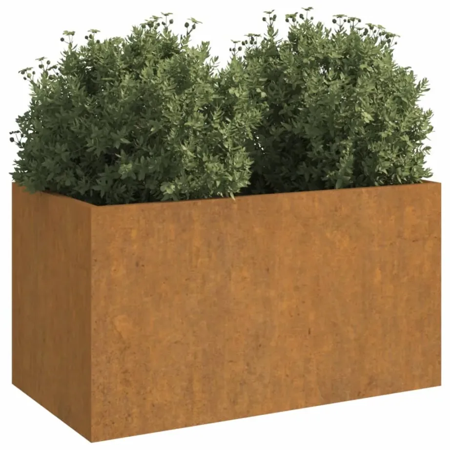 Corteni terasest taimekast, roostevärvi, 62 x 30 x 29 cm – 3