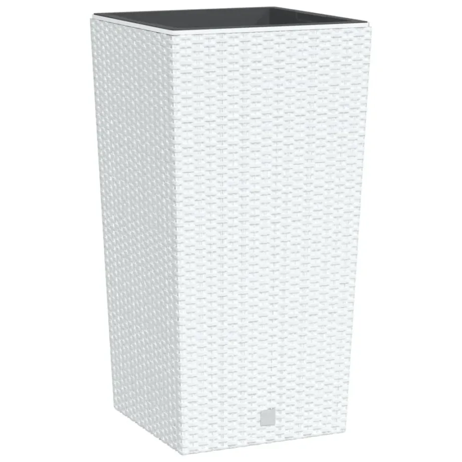 Taimekast eemaldatava sisuga, valge, 21 / 49 l PP-rotang - 2
