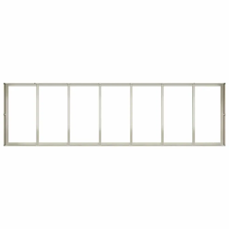 Taimekast valge 280x80x40 cm