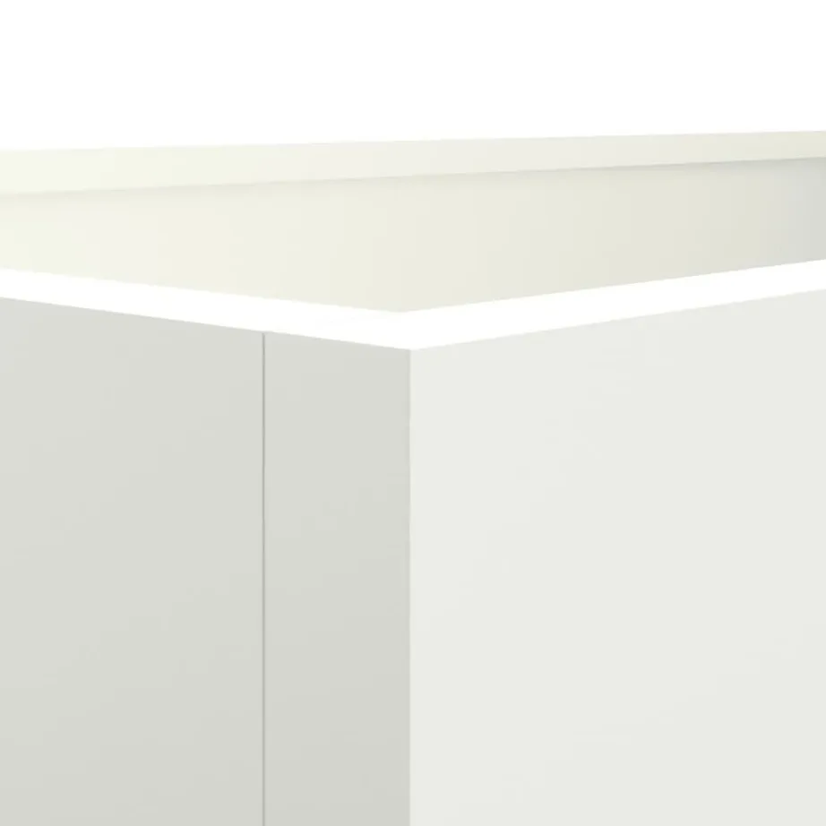 Valge külmvaltsitud terasest taimekast, 62 x 40 x 39 cm – 8