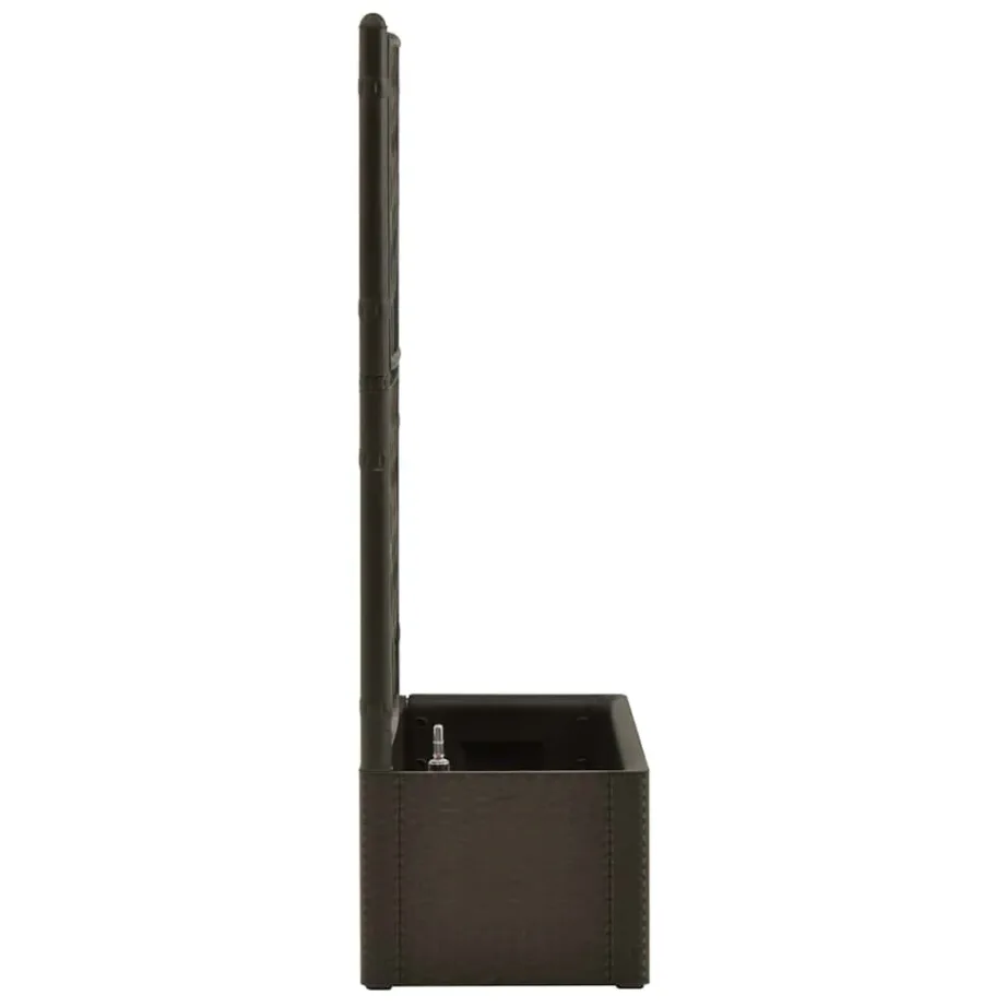 Isekastmisega taimelava võrega, helepruun rotangidisain, 100 x 43 x 142 cm, 90 l – 5