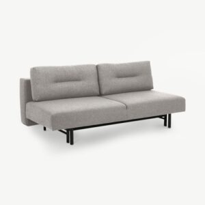 Helehall Zaire lahtikäiv diivanvoodi minimalistliku disainiga, mustade jalgade ja kvaliteetse kangakattega. Kompaktne ja stiilne mööbliese, mis sobib modernsesse interjööri.