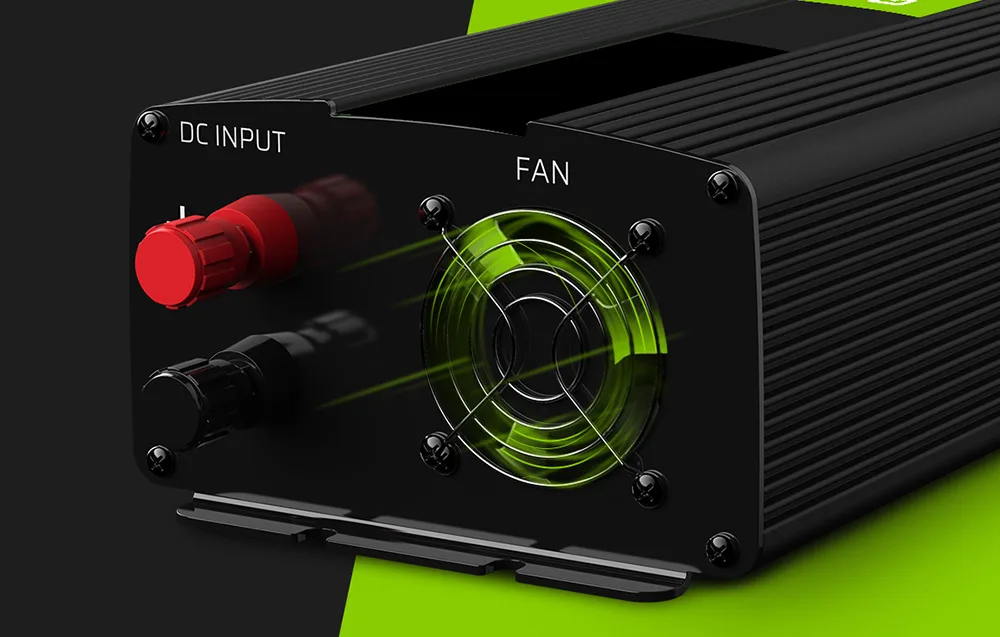 Green Cell inverter 12V to 230V seade autos kasutamiseks