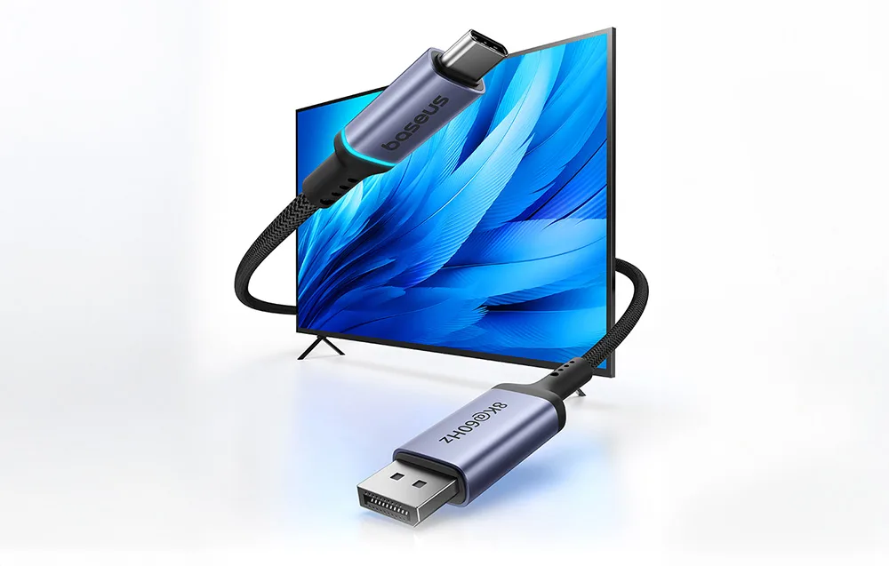 Baseus USB-C to DisplayPort adapter musta värvi