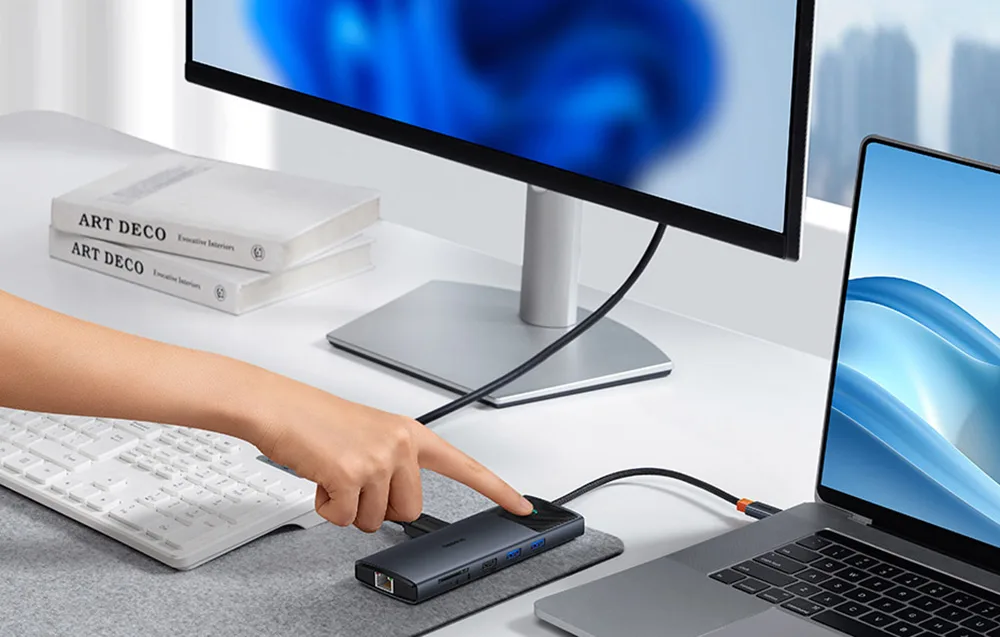 Baseus USB-C adapter – turvaline ühendus ja privaatsus