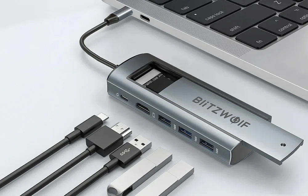 Blitzwolf BW-Neo TH13 6-in-1 USB-C adapter