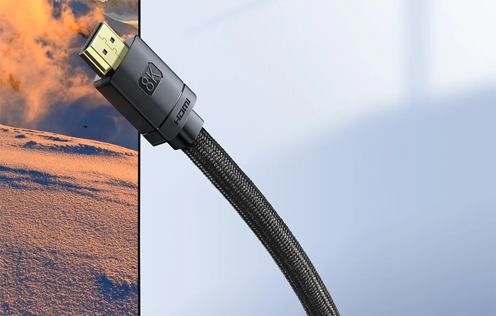 Baseus 8K HDMI kaabel tipptasemel pildikvaliteedi jaoks