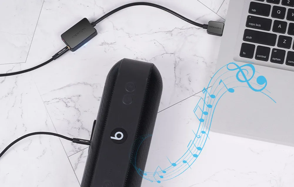 Vention väline helikaart USB 2.0 ühendusega