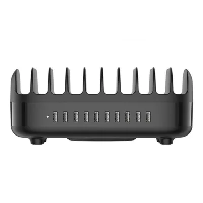 10-porti laadimisjaam: Orico DUK-10P nutikas laadimisjaam, 10 USB-porti, 120W, Must