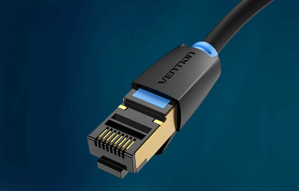 Vastupidav CAT8 Etherneti kaabel kullatud otsikutega