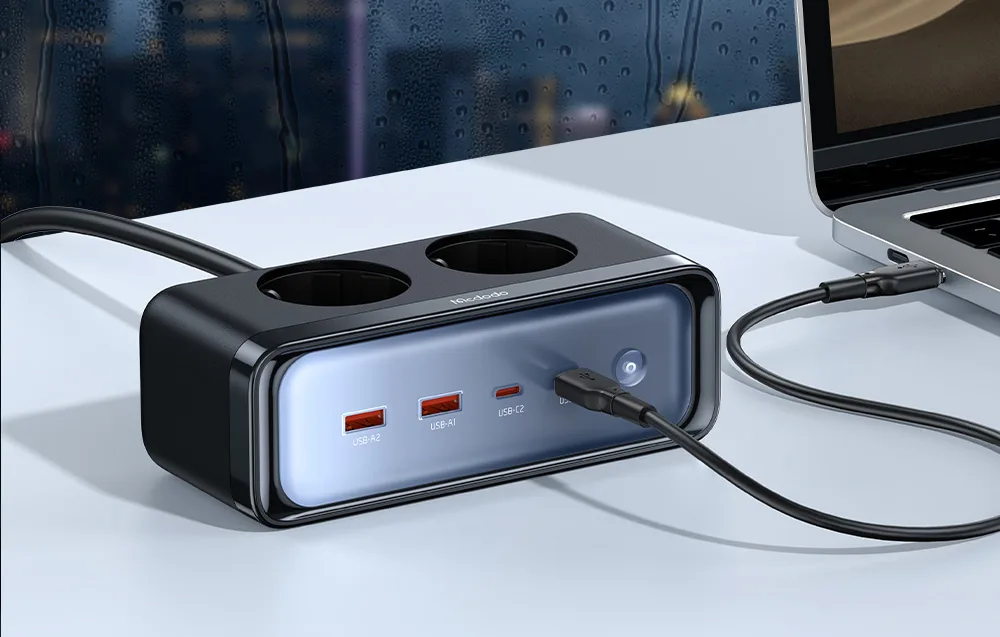 Mcdodo pistikupesa 6in1 – kiire USB-C ja USB-A laadimine