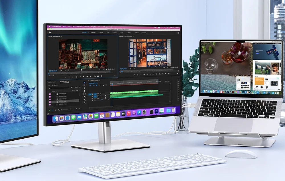 USB-C HDMI kaabel toetades peegeldamise ja laiendamise režiimi