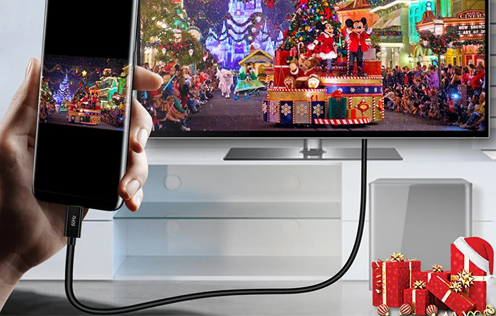 USB-C HDMI kaabel 4K kodukino