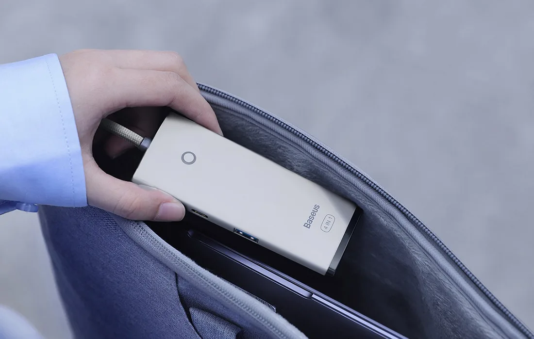 Baseus USB-C jaotur kompaktse suurusega