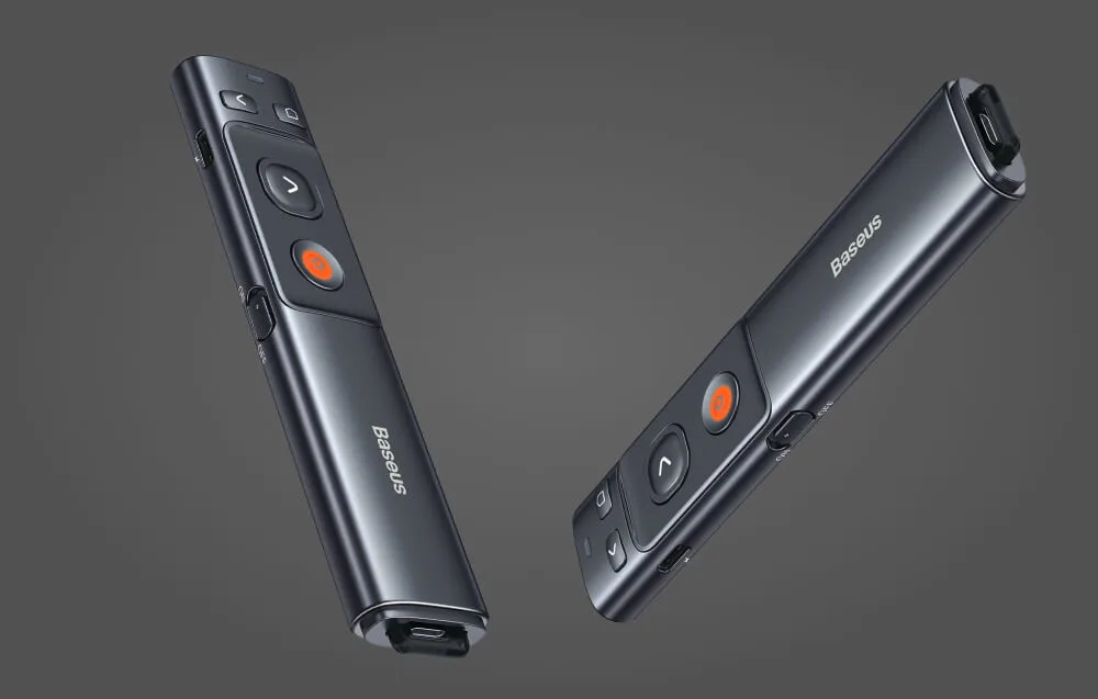 Baseus esitluspult rohelise laseriga - USB/USB-C liidesega