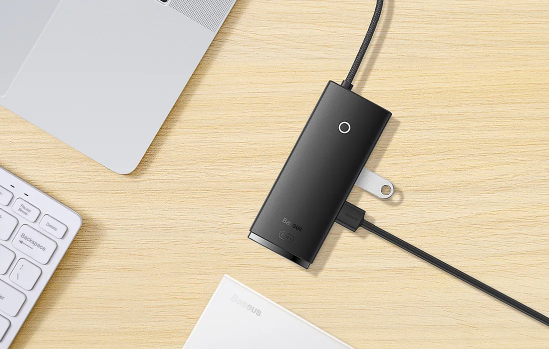 Baseus USB-C jaotur kompaktne disain