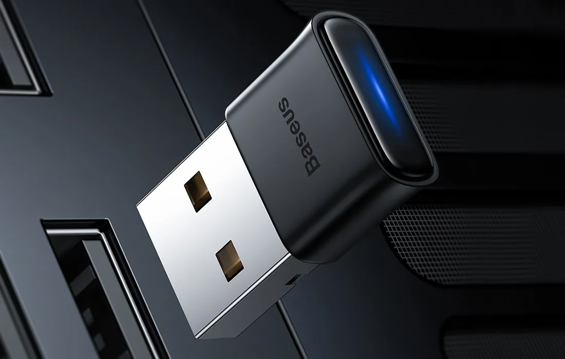 Baseus Bluetooth adapter seadmega ühendatud